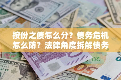 济南按份之债怎么分？债务危机怎么防？法律角度拆解债务分配与风险自保指南