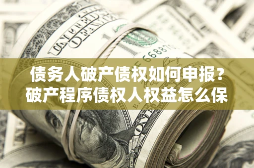济南债务人破产债权如何申报？破产程序债权人权益怎么保障？