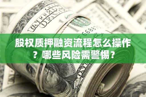 济南股权质押融资流程怎么操作？哪些风险需警惕？
