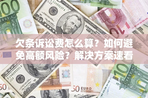 济南欠条诉讼费怎么算？如何避免高额风险？解决方案速看！
