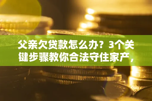 济南父亲欠贷款怎么办？3个关键步骤教你合法守住家产，别再傻傻替还了！