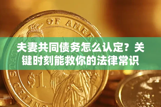 济南夫妻共同债务怎么认定？关键时刻能救你的法律常识